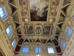 View of the Klimt's “Faculty pictures“ in the Vienna University. Photo by Art with me! Museum Tours