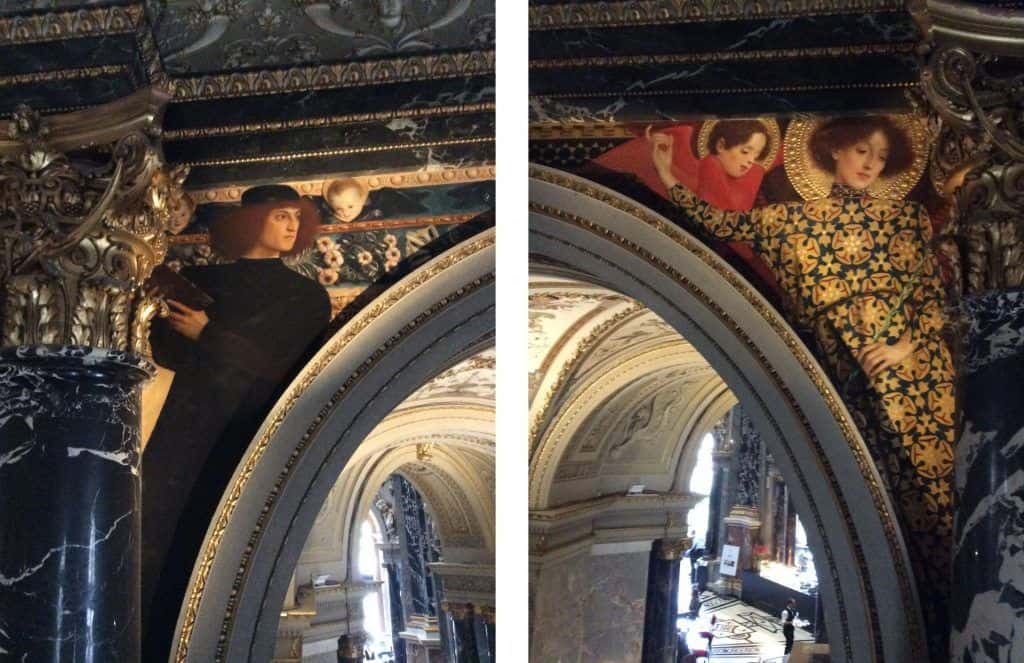 Fragments of Klimt's paintings in the interior of the Kunsthistorisches Museum. Photo: Art with me! e.U., 2018