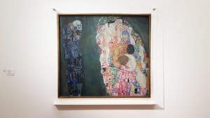 Klimt's "Life and Death" at the Leopold Museum in Vienna. Photo: Art with me! e.U., 2019