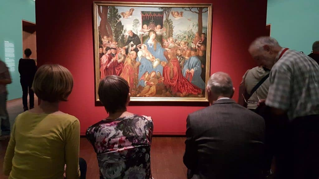 Visitors at Durer's exhibition in Albertina, Vienna. Photo: Art with me! e.U., 2019