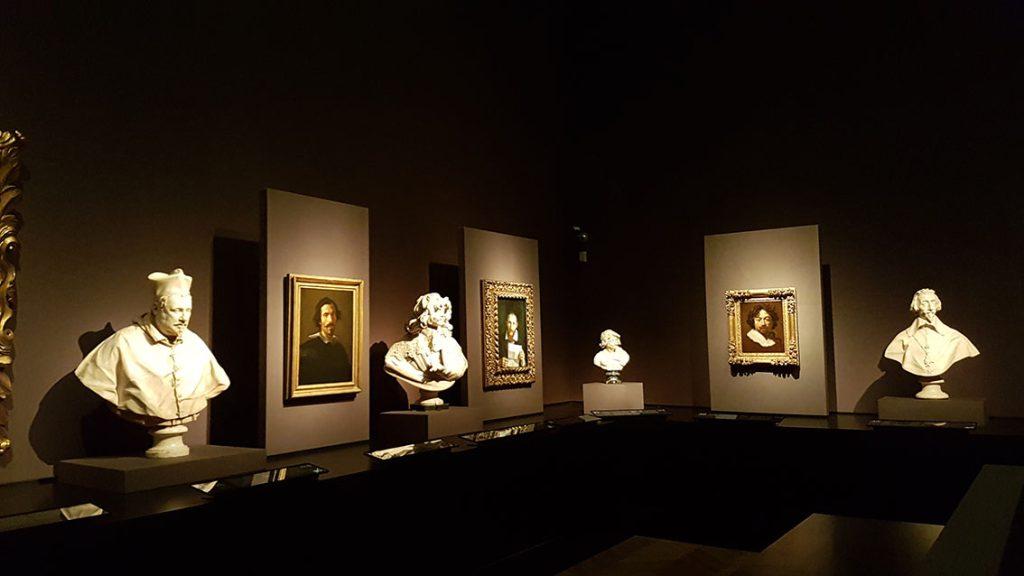 Exhibition "Caravaggio and Bernini" in Vienna. Photo by Art with me! e.U., 2020