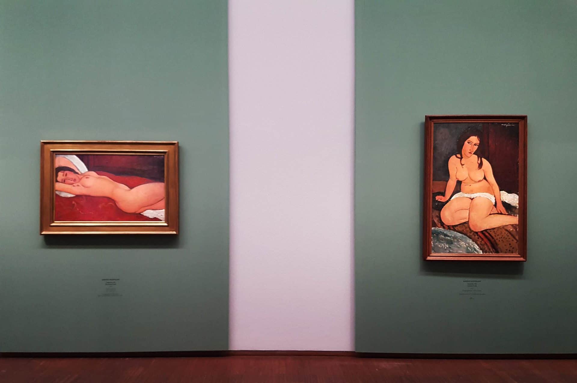 "Nudes" by Modigliani in the Albertina Gallery. Photo: Julia Abramova, 2021