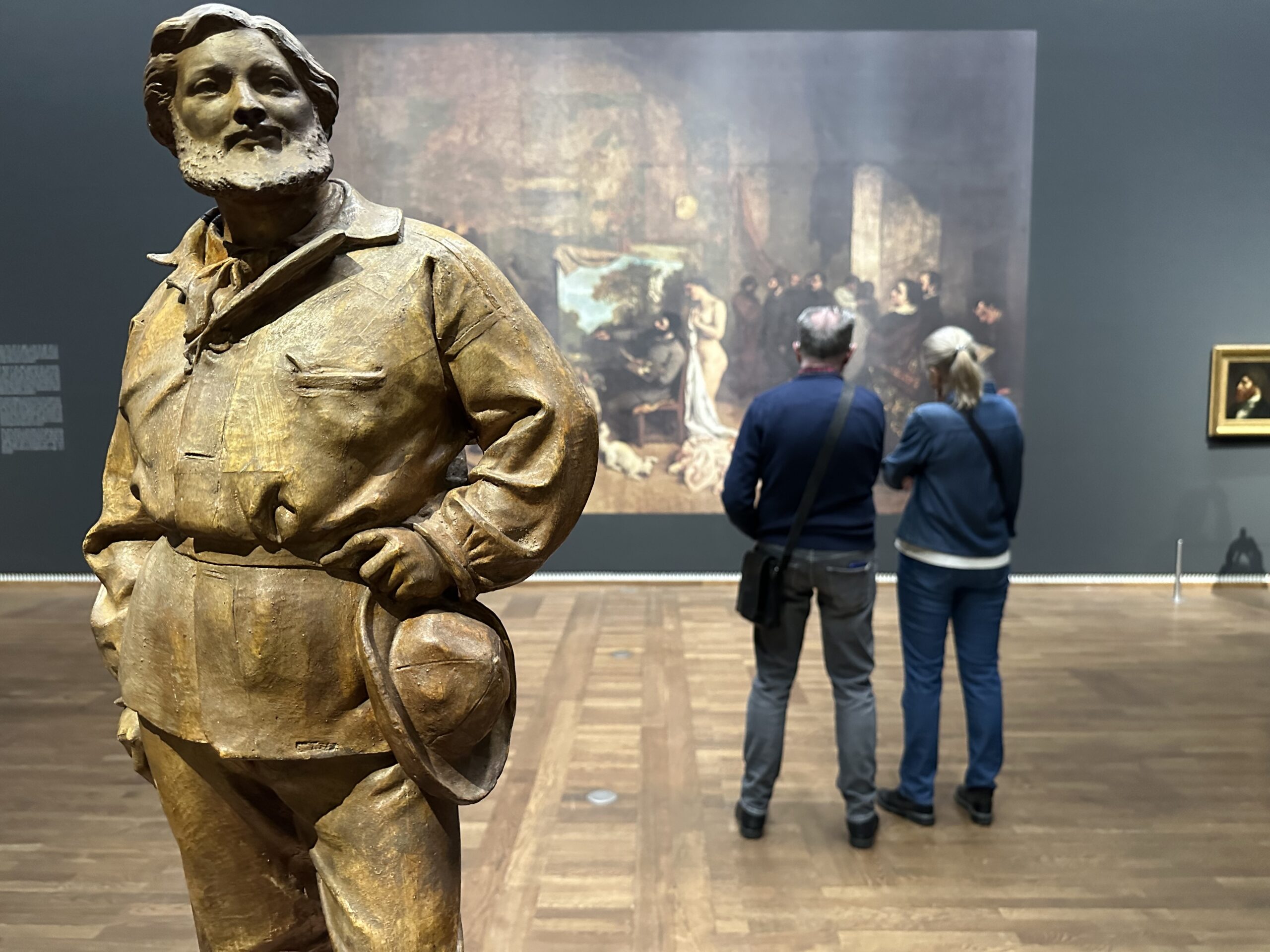 The general view of the Gustav Courbet exhibition in Vienna, Photo by Julia Abramova, 2006